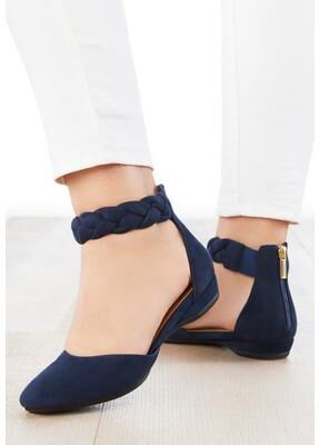 Women's The Rayna Flat by Comfortview in Navy (Size 11 M)