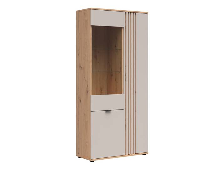 Vaisselier 3 portes beige