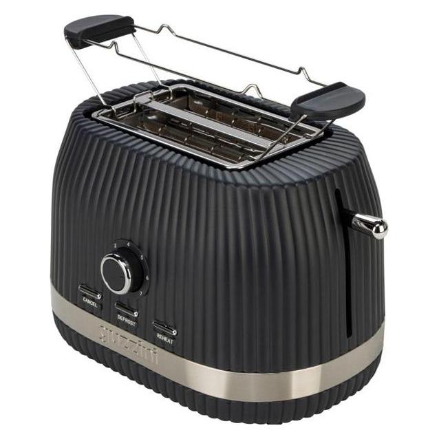 Guzzini Sous Chef Toaster mit klappbaren Zangen, grau (148000184)