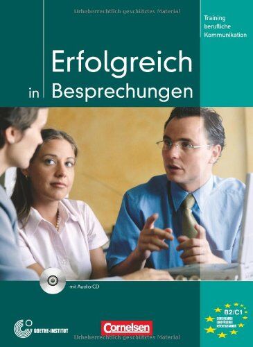 Volker Eismann - Erfolgreich in Besprechungen - Training berufliche Kommunikation - Kursbuch mit Audio-CD (Lernmaterialien) - Preis vom 09.10.2026 07:28:09 h