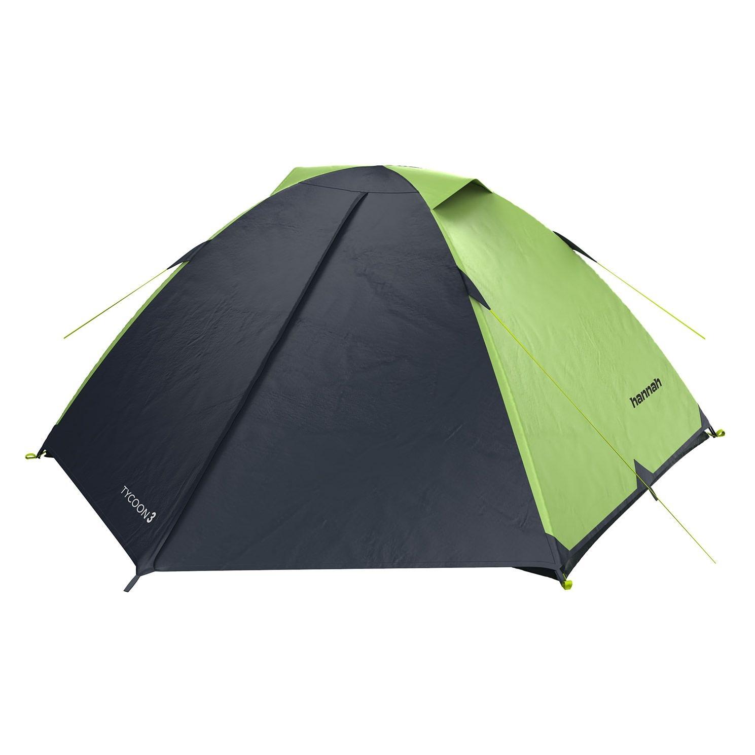 Hannah Outdoor Tycoon 3 Dome Tent, 3 Persons, Green (3.50 kg, 3 Personen) (374011)
