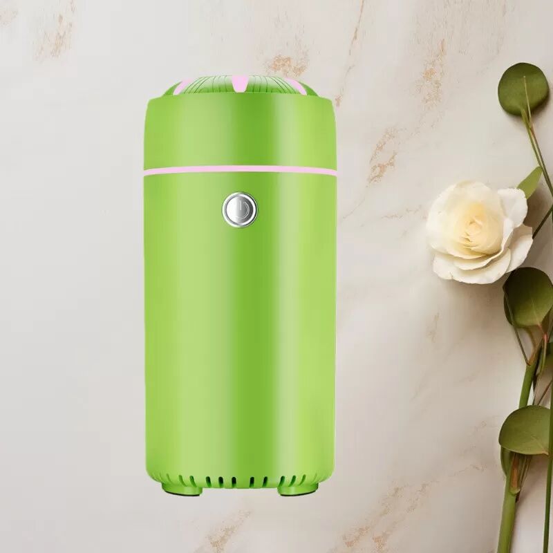 INF Tragbarer Auto-/Heim-Aroma-Diffusor-Luftbefeuchter mit 7-Farben-LED Grün