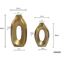 Wohnling, Vase, 2er (2x)