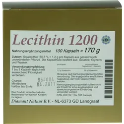 LECITHIN 1200 Kapseln 100 St