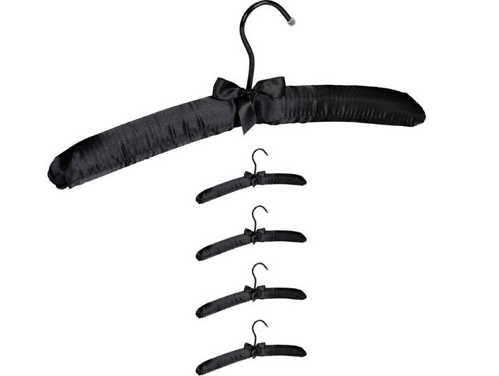 kledinghangers satijn - gepolsterd - kleerhangers - kledingbeugel stof