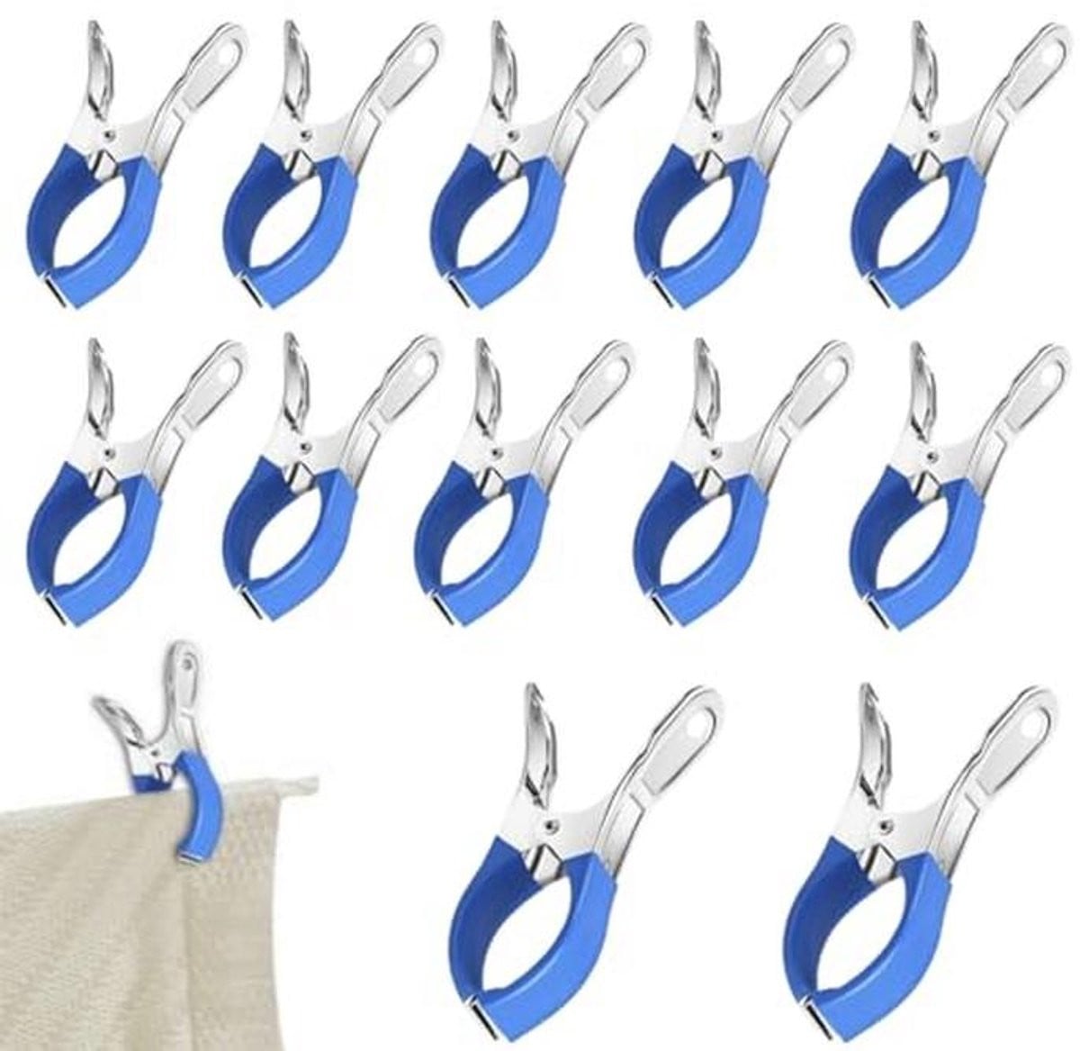 12 stuks veerklemmen voor zwembadafdekking van bovengrondse zwembaden