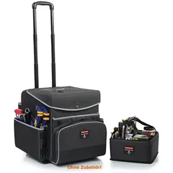 Reinigungstrolley QuickCart Reinigungswagen klein Dunkelgrau kompakt, robust & sehr wendig, aus hochwertigen Materialien