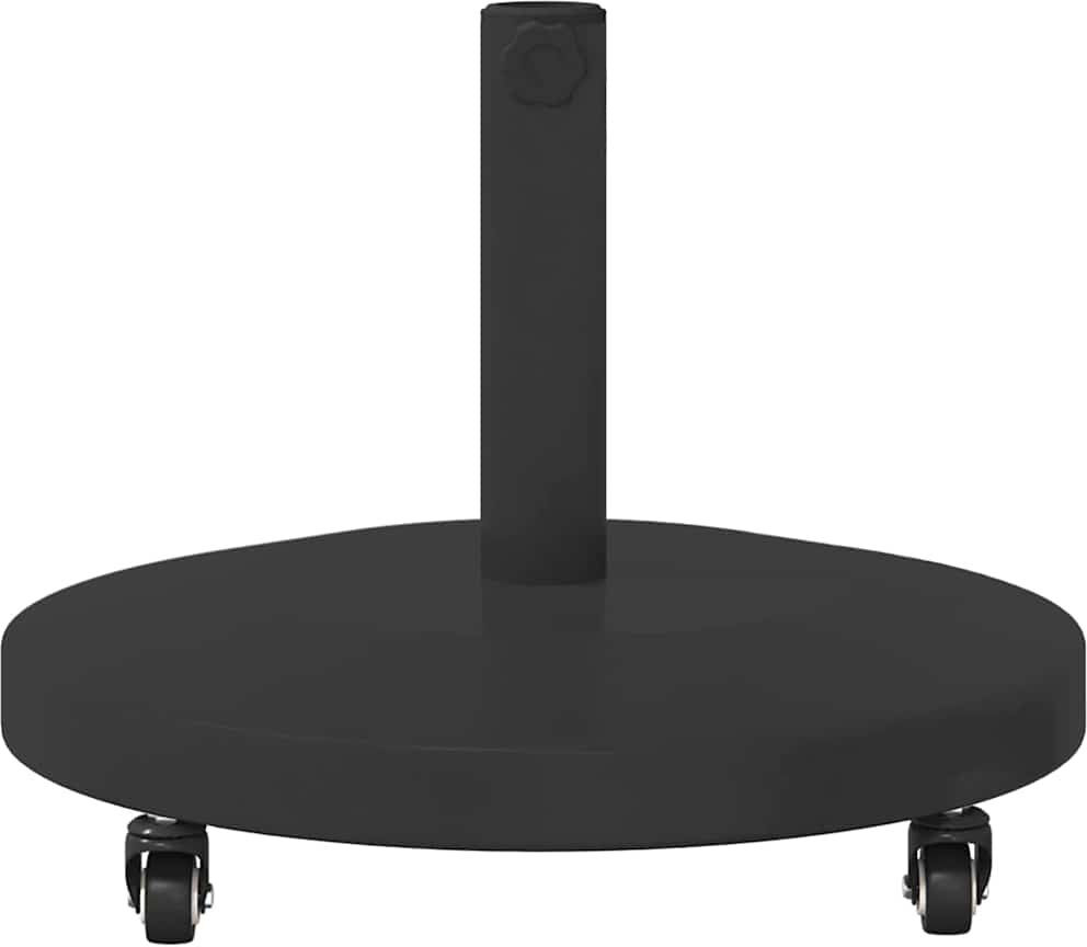 vidaXL Steel Umbrella Base Black 325mm H X 48cm W X 48cm D