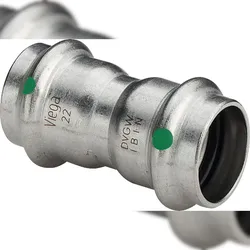 VIEGA Muffe Sanpress Inox Edelstahl 35mm