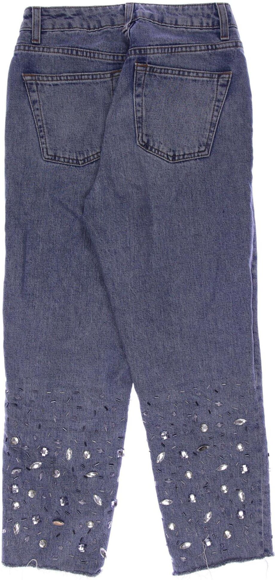 Topshop Damen Jeans, Blau, Gr. W24, Baumwolle - Second Hand