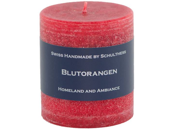 Duftkerze Schulthess rot H 8 D 7 cm 40 hr - Material: Wachs
