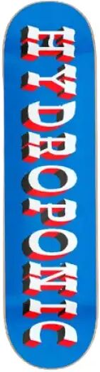 Skateboard Deck Hydroponic West (8.125" - Blue)