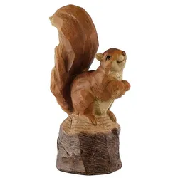 Deko-Figur Eichhörnchen 33 cm Polyresin Braun