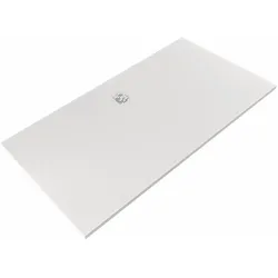 Kludi-TERRA Duschwanne 90 x 180 cm, H3, mattweiß mit Abflussabdeckung – Serie Kludi-TERRA