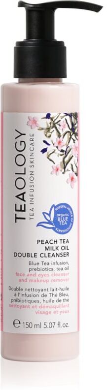 Teaology Cleansing Peach Tea Milk Oil Double Cleanser cleansing milk with oil 150 ml