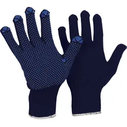 Montagehandschuhe benoppt blau - 1430GR.11 - blau