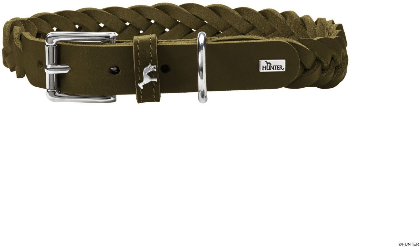 DOG SPORT HUNTER Halsband Solid Education Special S-M (50), oliv