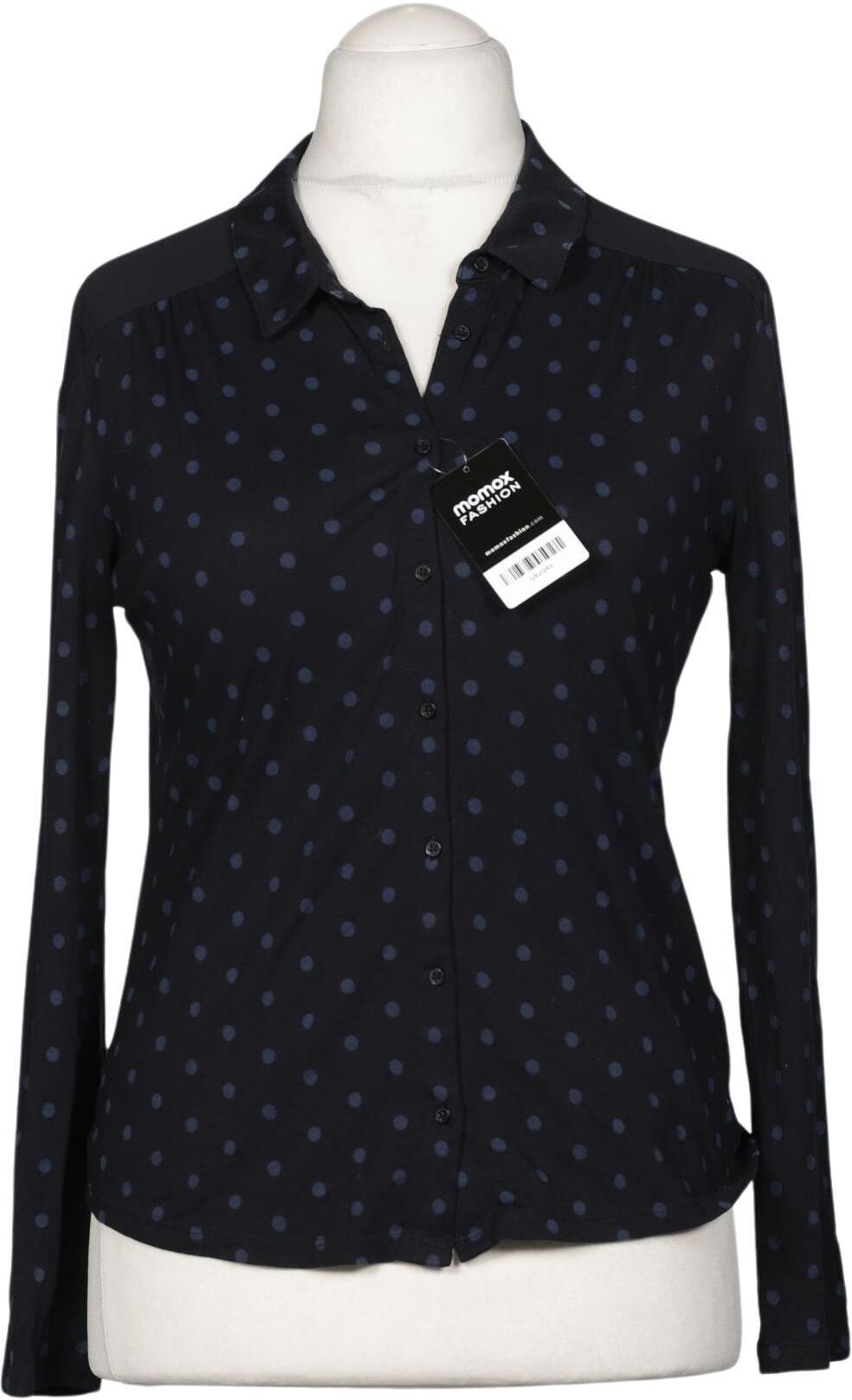 1 2 3 Paris Damen Bluse, Marineblau, Gr. L, Modal / Synthetik / Baumwolle - Second Hand