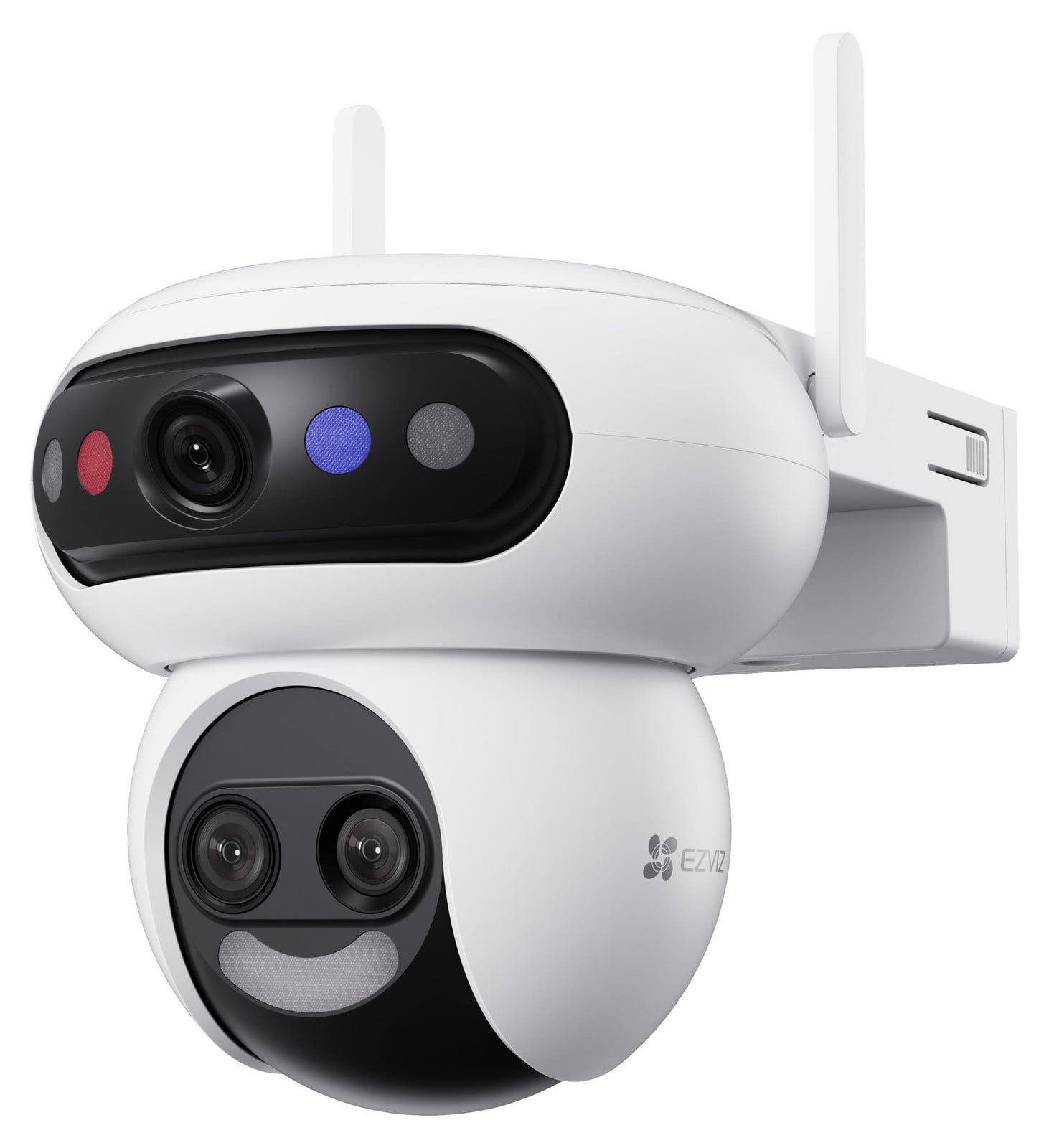 EZVIZ H90f Triple beveiligings-IP-camera, wit, draadloos met infrarood en wit licht