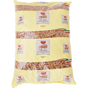 Mamma-Lucia Nudeln Pasta Classica Vollkorn Fusilli, Hartweizen, 5 kg