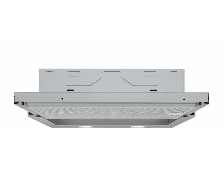 NEFF Flachschirmhaube D46BR22X2 , Energieeffizienz: C, grau (edelstahlfarben), B:59,8cm H:20,3cm T:29cm, Dunstabzugshauben, Helles LED-Licht & praktische Auszugs-Automatik, Flachschirmhaube