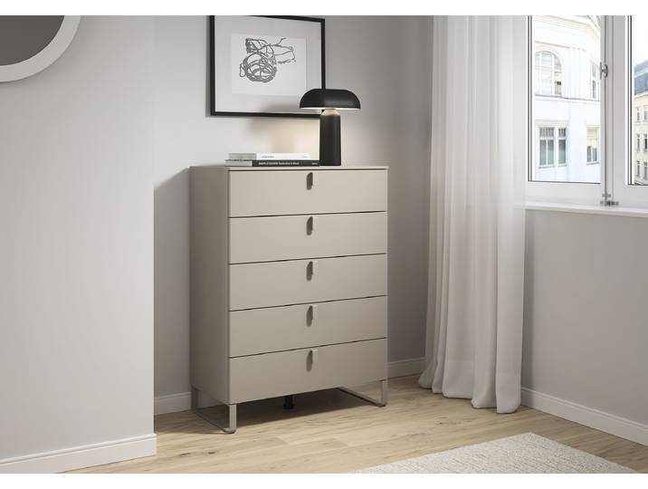Commode Liora - 110 cm 40cm Marron/Cappuccino