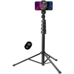 Rollei Comfort Max 2 Stativ, Höhe bis 155,5 cm, für Smartphone & Kamera, mit Kugelkopf, Dreibein