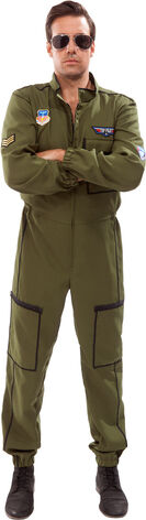Overall Jetpilot für Herren, olivgrün
