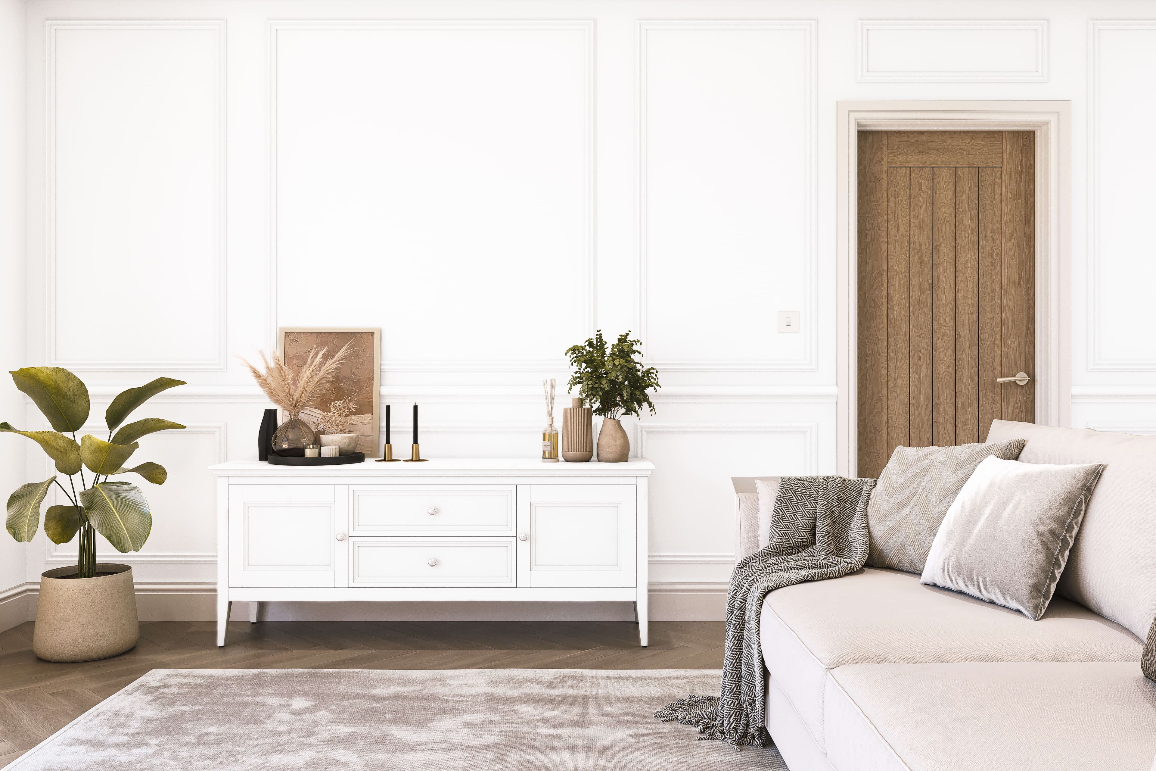 Hemway Peel and Stick Sample - Chalk Based Furniture Paint - Bright White