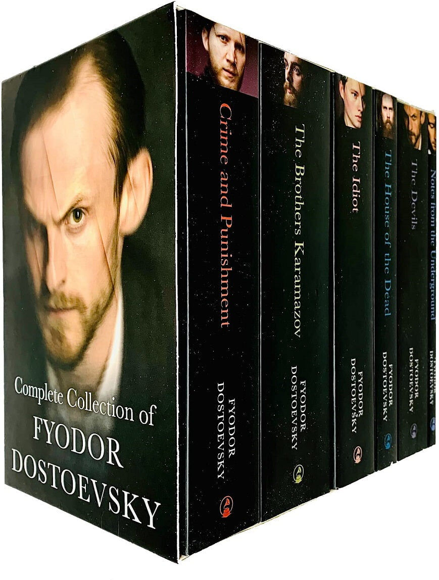 Classic Editions The Complete Collection of Fyodor Dostoevsky 6 Books Set – Crime and Punishment & Classic Literature Collection