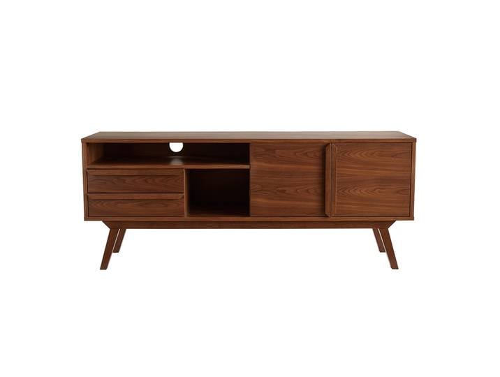 Meuble TV - Buffet vintage bois foncé noyer L160 cm VOLVER