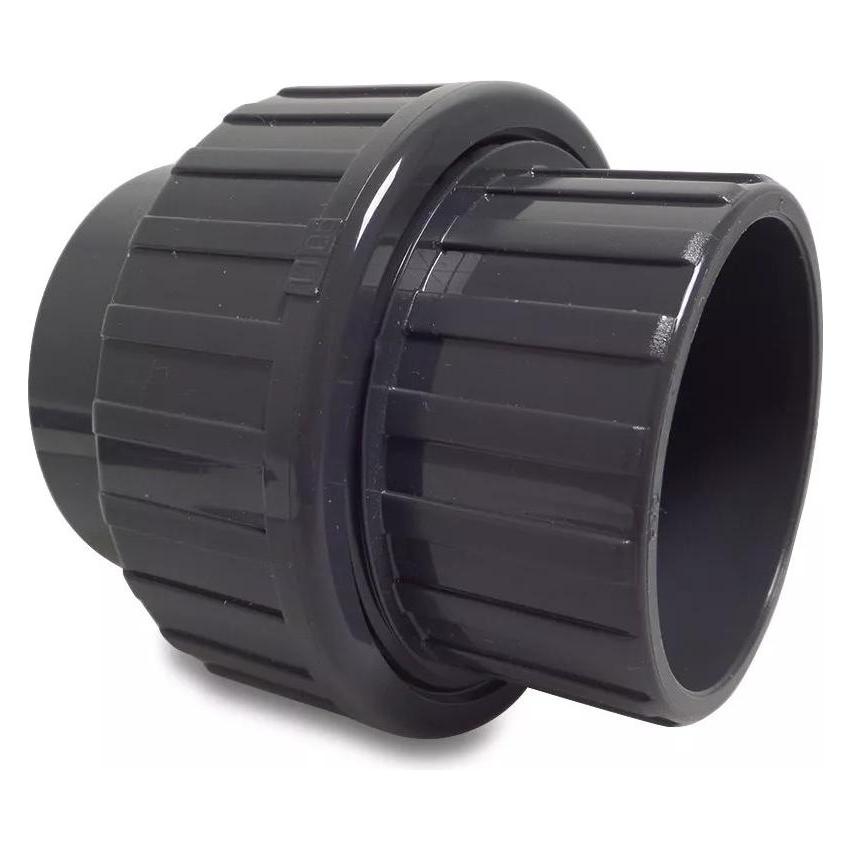 Magni PVC-U Verschraubung 50 mm Klebemuffe 16bar Grau (0110075)
