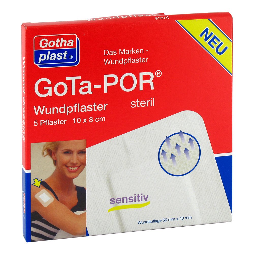Gothaplast GmbH Gota-por Wundpflaster steril 80x100 mm 04473617