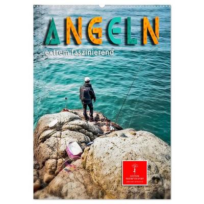 Angeln - extrem faszinierend (Wandkalender 2026 DIN A2 hoch), CALVENDO Monatskalender