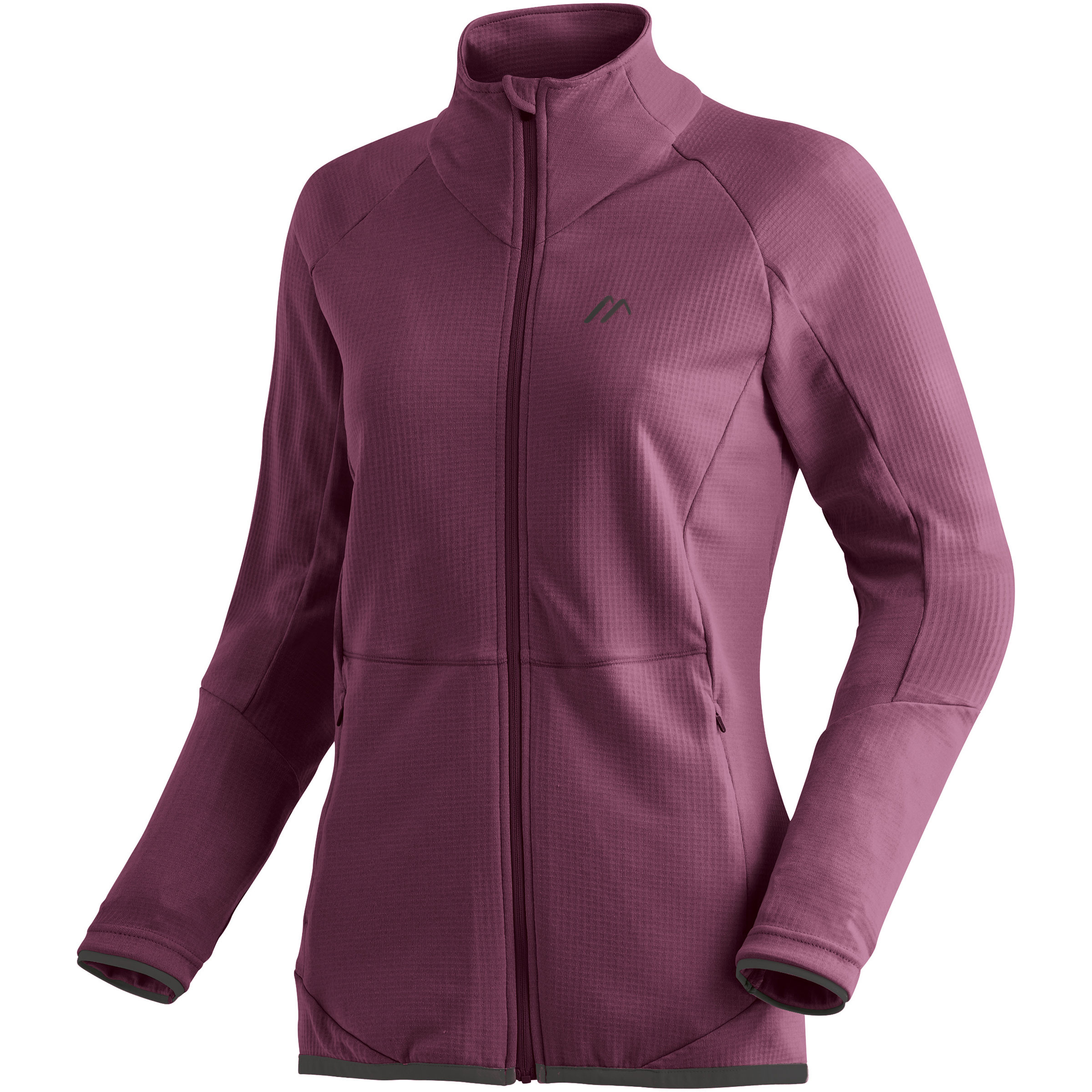 Maier Sports Sinaia Damen Fleecejacke lila Größe S Camping Elastisch