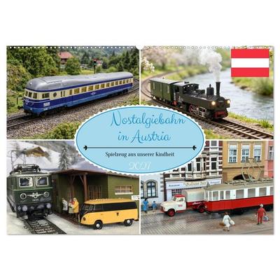 Nostalgiebahn in Austria (Wandkalender 2027 DIN A2 quer), CALVENDO Monatskalender