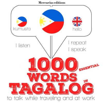 1000 essential words in Tagalog - JM Gardner, Audio, 9782821114388