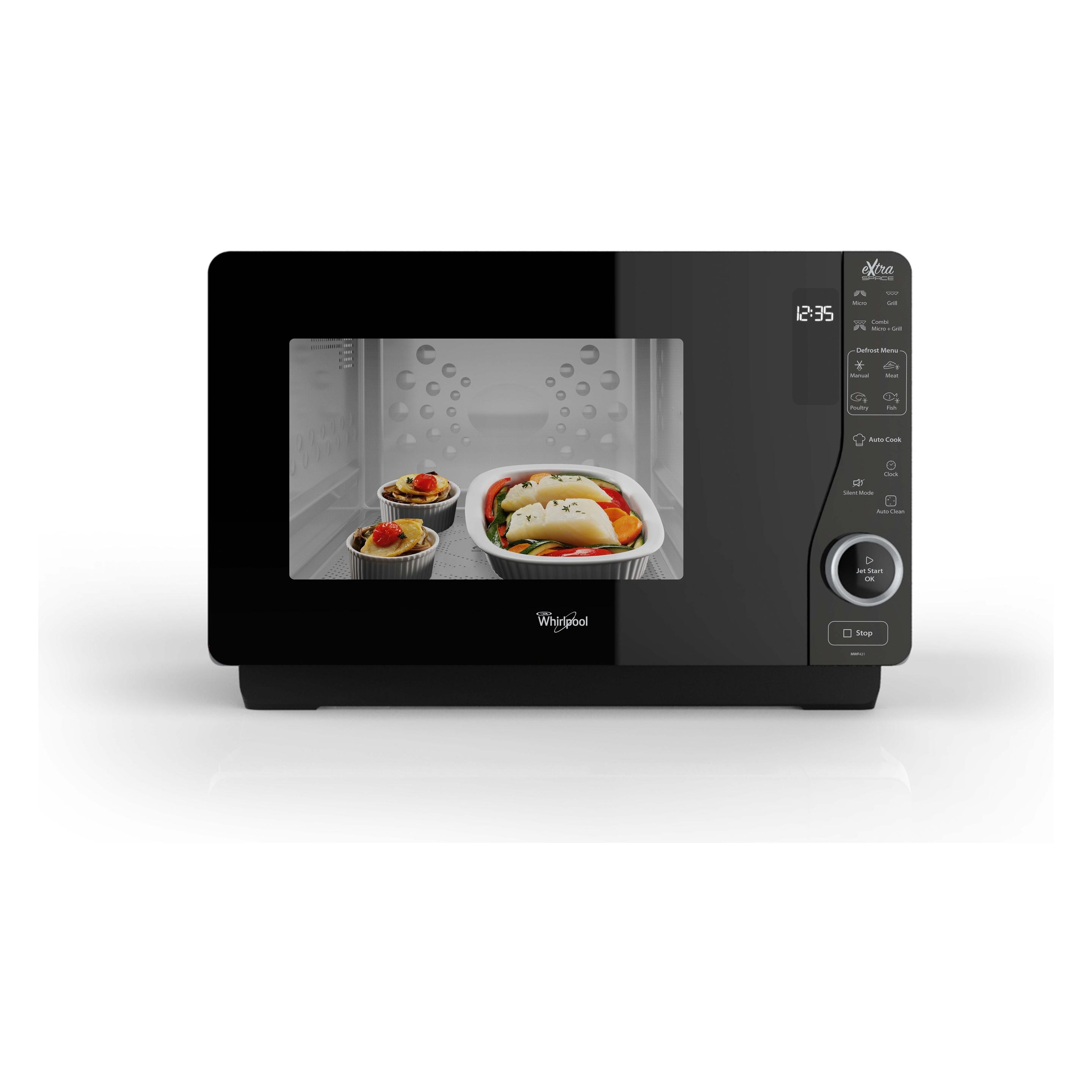 Whirlpool MWF 420 BL - Arbeitsfläche - Solo-Mikrowelle - 25 l - 800 W - Berührung - Schwar (25 l) (MWF 420 BL)