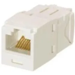 Panduit Kupferbuchsenmodul Weiss (Keystone Modul), Zubehör Netzwerk