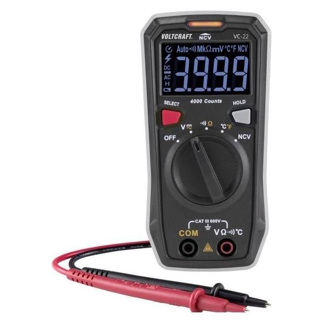 Voltcraft VC-22 SE (CAT III 600V, Hand-Multimeter) (VC-11899610)