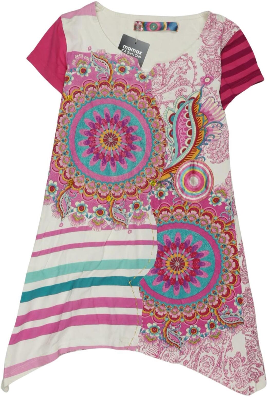 Desigual Mädchen Kleid, Mehrfarbig, Gr. M, kein / Etikett - Second Hand