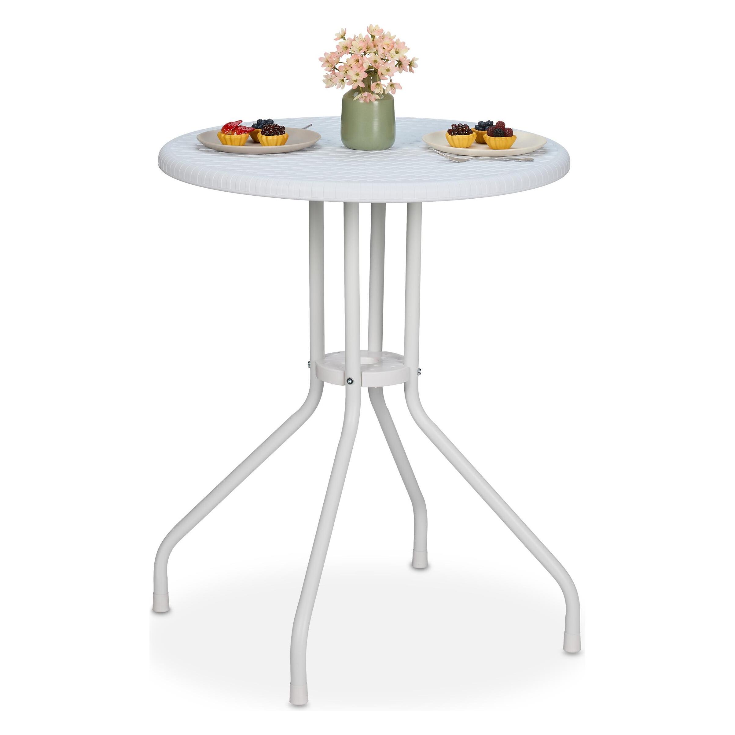 Relaxdays Gartentisch (60 x 73 cm) (4052025876371)