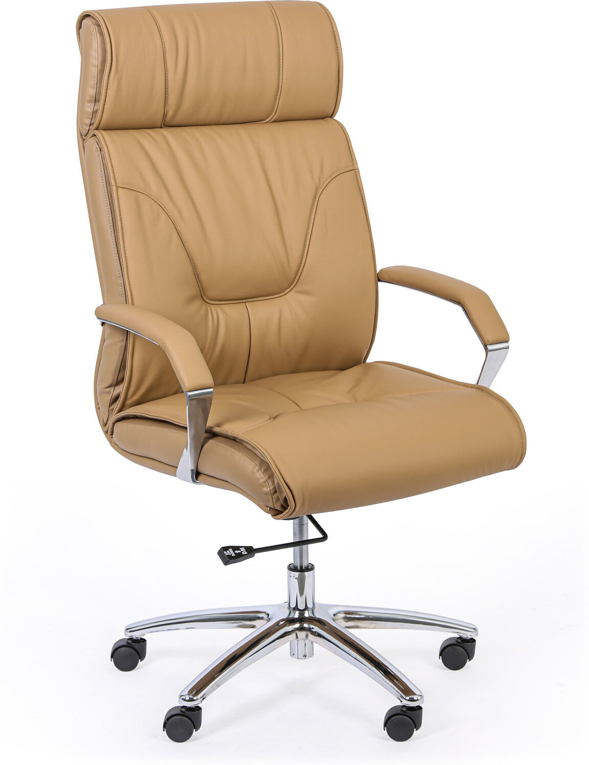 B2B Partner Echtleder-Chefsessel LUX, beige