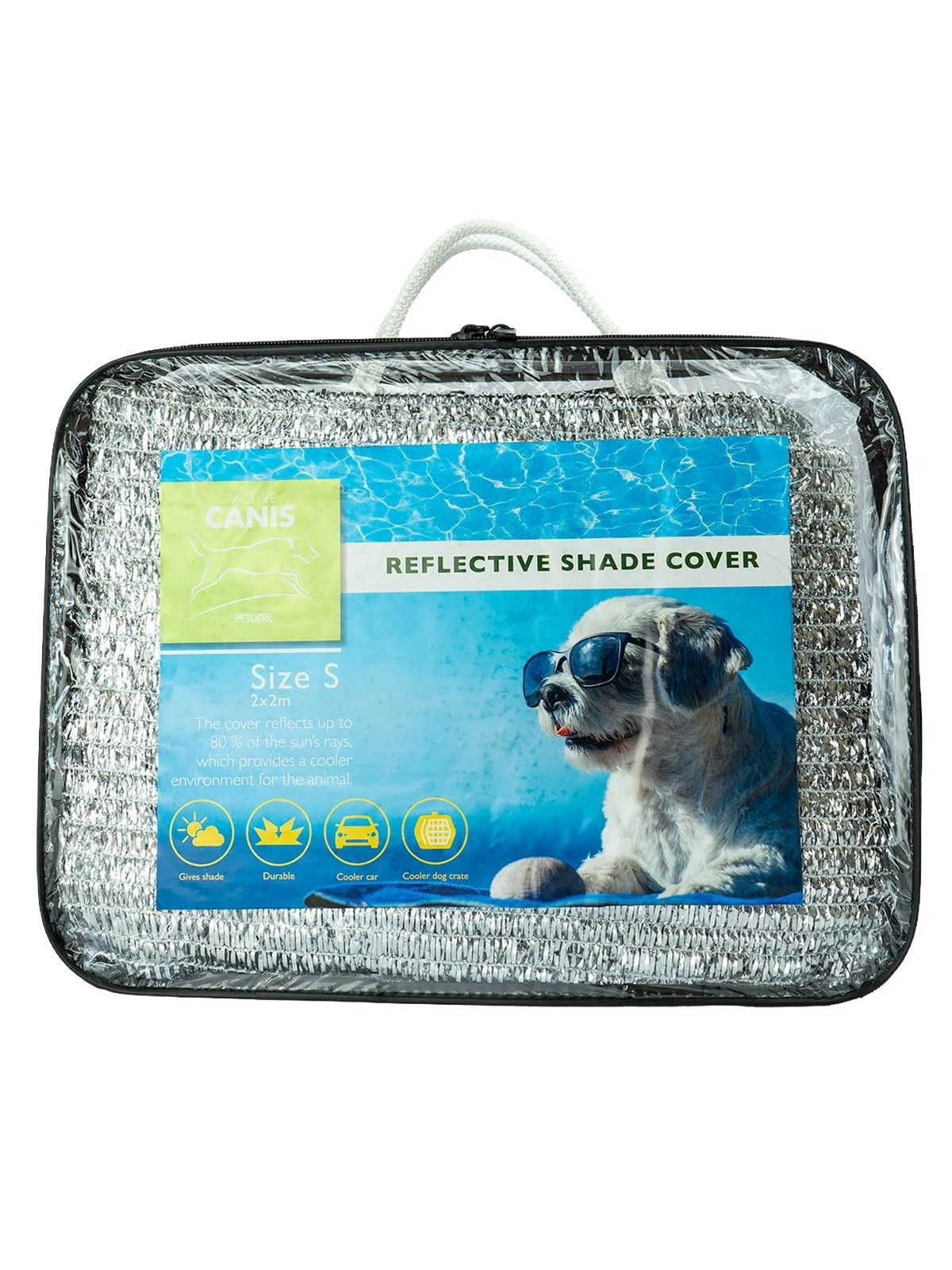 Active Canis Schattierabdeckung Größe L 4x4 meter