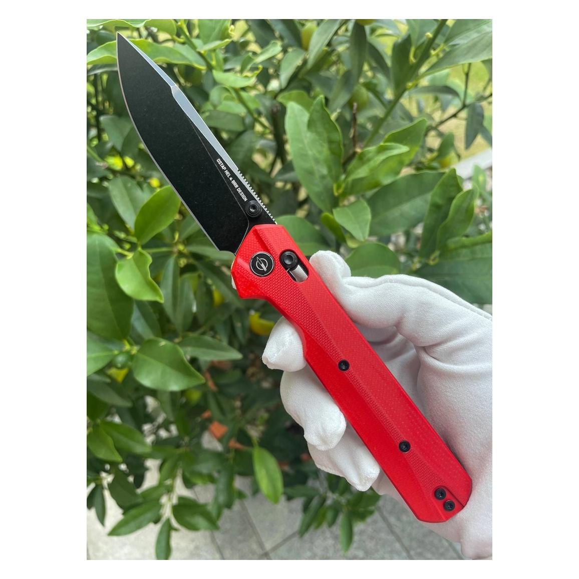 No Name Messer KNIVESPL The First Red G10 14C28N (KPLTF-RDG10-BLS-1)