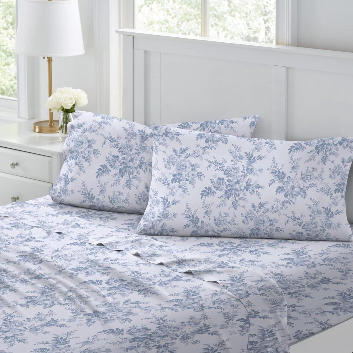 Vanessa Katoenen Flanellen Lakens - Zacht en Comfortabel Beddengoed - Blauw