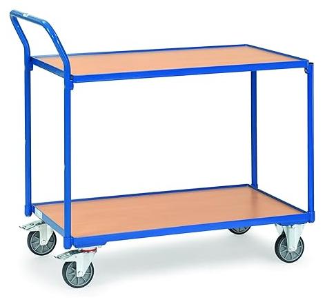 Transportgeräte MTPFG2740 Wagen Tablett Griff schräger Schneide, 2 randlos Plattformm, 850mm x 500mm