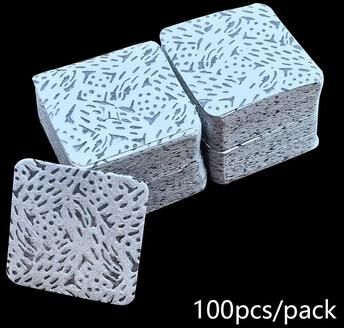 Inspired Finds Lint Free Nail Wipes 100 200 300 Pieces Absorbent Soft Nail Polish Remover Pads 100pcs Blue