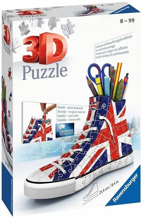 Ravensburger Puzzle 3D Sneaker Union Jack - 112 pcs