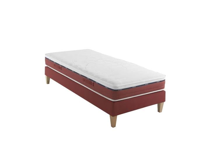 Ensemble matelas 100% latex, sommier et pieds Crépuscule 600 - SOMEO 110x190